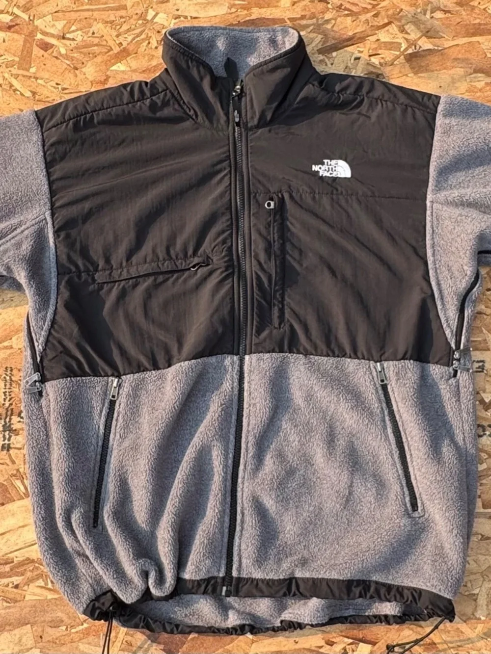 Vintage 90’s The North Face Jacket Men’s Size XL Gray Denali Fleece Polartec